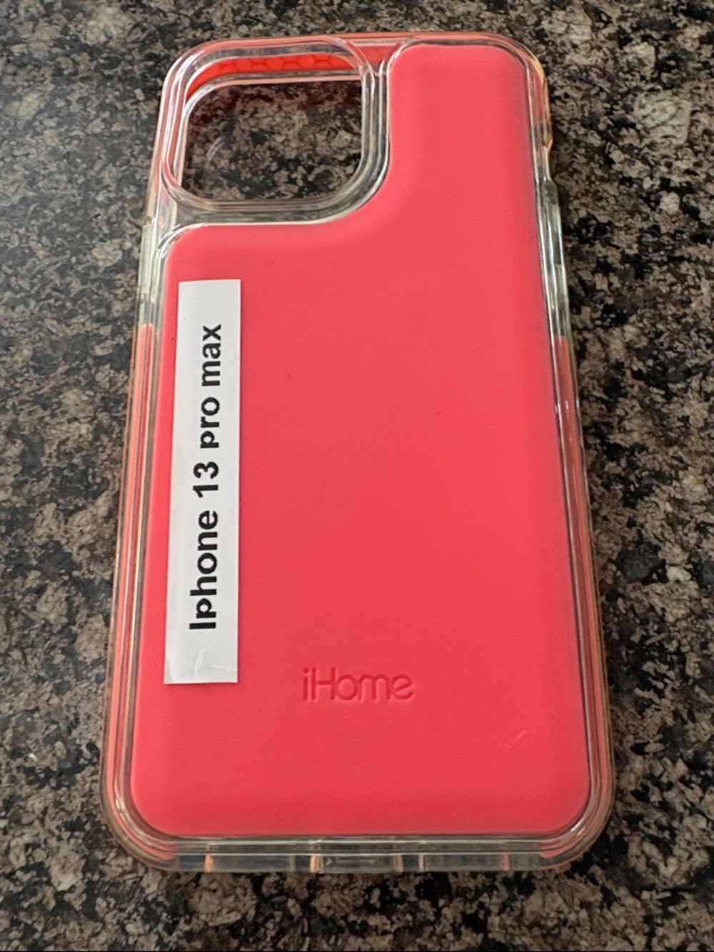 iHome Coral Pink iPhone 13 Pro Max Protective Case